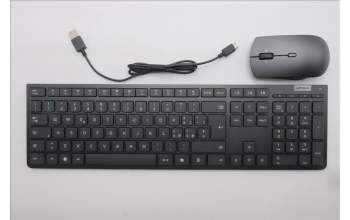 Lenovo 5KM0U88183 AI Keyboard_Mouse, Wireless, Italy, Storm Grey
