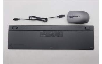 Lenovo 5KM0U88198 AI Keyboard_Mouse, Wireless, Nordic, Storm Grey