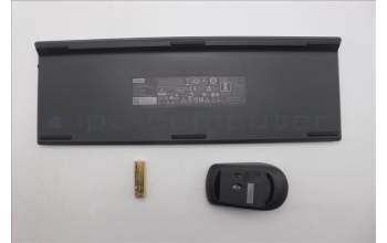 Lenovo 5KM0U88203 Keyboard_Mouse, Wireless, Arabic, Luna Grey