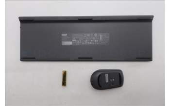 Lenovo 5KM0U88211 Keyboard_Mouse, Wireless, French, Luna Grey