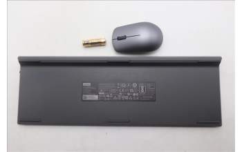 Lenovo 5KM0U88217 Keyboard_Mouse, Wireless, Hebrew, Luna Grey