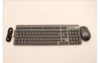 Lenovo 5KM1B81125 Keyboard_Mouse,Wireless,Belgium English,Storm Grey