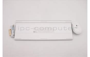 Lenovo 5KM1B81332 Keyboard_Mouse, Wireless, Arabic, Cloud Grey