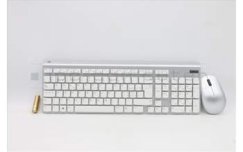 Lenovo 5KM1B81362 Keyboard_Mouse,Wireless,Swiss French/German,Cloud_Grey,Non_Backlight