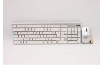 Lenovo 5KM1B81376 Keyboard_Mouse, Wireless, Czech/Slovakian, Cloud Grey, Non Backlight