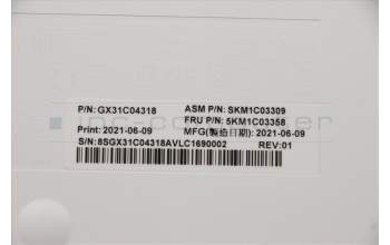 Lenovo 5KM1C03358 Keyboard_Mouse,2.4G,German,White_Grey,Non_Backlight