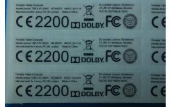 Lenovo 5L18C00961 A7-30HC rating label&*HQ60401663000 CS