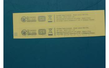 Lenovo 5L18C05637 TB3-X70L RatingLabel_JP&*HQ60402872000CS