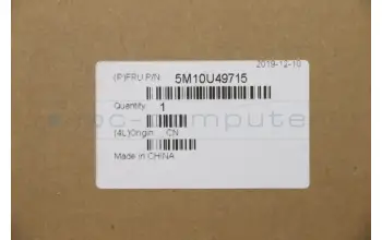 Lenovo 5M10U49715 MECH_ASM BACK COVER for Two RJ45
