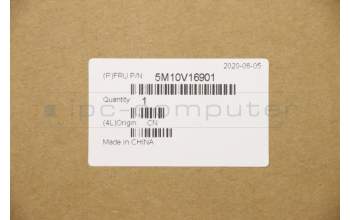 Lenovo 5M10V16901 C-Cover with keyboard, Spanish, Black, UK