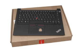 5M10V17012 Original Lenovo Tastatur inkl. Topcase DE (deutsch) schwarz/schwarz mit Mouse-Stick ohne Backlight