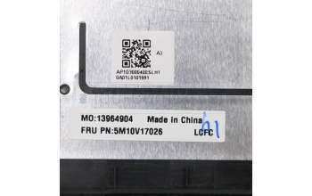 Lenovo 5M10V17026 C-Cover with keyboard, UK English, Black, Non-Backlight, UK