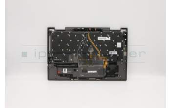 Lenovo 5M10V24839 C-Cover with keyboard, Belgian, Iron Grey, WLAN, UK