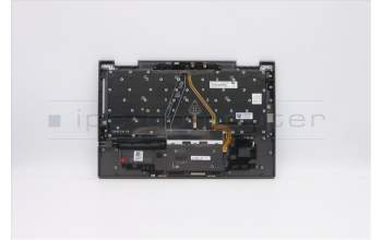 Lenovo 5M10V24852 C-Cover with keyboard,Israel(Hebrew),Iron Grey,WLAN