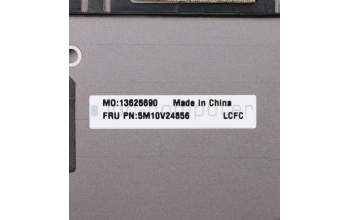 Lenovo 5M10V24856 C-Cover with keyboard, Italian, Iron Grey, WLAN, UK