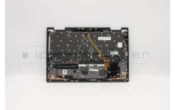 Lenovo 5M10V24920 C-Cover with keyboard, French, Iron Grey, WWAN, US