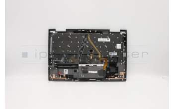 Lenovo 5M10V24928 C-Cover with keyboard, Italian, Iron Grey, WWAN, UK