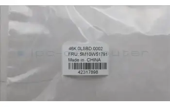 Lenovo 5M10W51791 MECH_ASM CS16_2BCP,GLASS,BLACK,TRA
