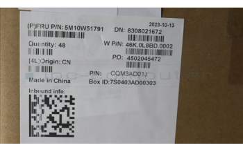 Lenovo 5M10W51791 MECH_ASM CS16_2BCP,GLASS,BLACK,TRA