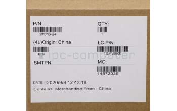 Lenovo 5M10W64524 C-Cover with keyboard, Italian, Black, Non-Backlight, Non-Fingerprint, UK