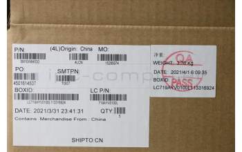 Lenovo 5M10W64530 C-Cover with keyboard, Swedish/Finnish, Black, Non-Backlight, Non-FingerPrint, UK