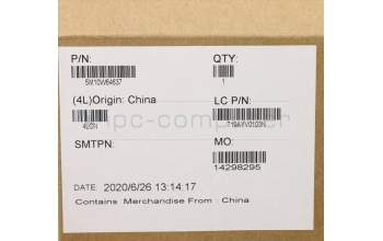 Lenovo 5M10W64637 MECH_ASM FRU ASM BL FPR BK UK SWS