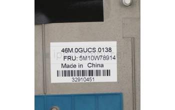 Lenovo 5M10W78914 C-Cover with keyboard, Traditional Chinese, Non-FingerPrint, US