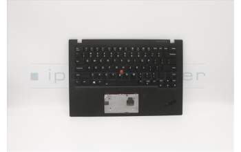 Lenovo 5M10W85882 C-Cover with keyboard, USA English, Deep Black, Backlight, WLAN, US