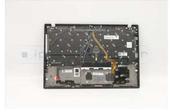 Lenovo 5M10W85882 C-Cover with keyboard, USA English, Deep Black, Backlight, WLAN, US