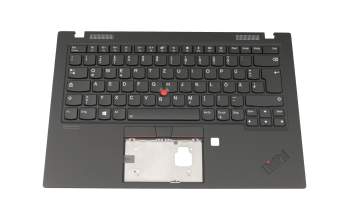 5M10W85887 Original Lenovo Tastatur inkl. Topcase DE (deutsch) schwarz/schwarz mit Backlight und Mouse-Stick