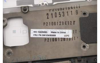 Lenovo 5M10W85889 C-Cover with keyboard, Israel(Hebrew), Deep Black, WLAN, US