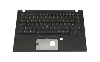 5M10W85923 Original Lenovo Tastatur inkl. Topcase DE (deutsch) schwarz/schwarz mit Backlight und Mouse-Stick