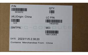 Lenovo 5M10X63702 MECH_ASM 13.3WUXGA,TCH,HybIR,GY,Lbo+BOE