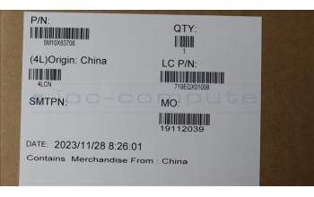 Lenovo 5M10X63706 MECH_ASM 13.WQXGA+,OLED,RGB+IR,GY,Mut