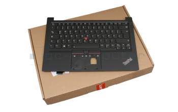 5M10Z27336 Original Lenovo Tastatur inkl. Topcase DE (deutsch) schwarz/schwarz mit Backlight und Mouse-Stick mit Ein/Aus Schalter