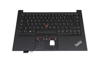 5M10Z27336 Original Lenovo Tastatur inkl. Topcase DE (deutsch) schwarz/schwarz mit Backlight und Mouse-Stick mit Ein/Aus Schalter
