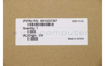 Lenovo 5M10Z27367 MECH_ASM FRU BLKB Cc_PT_FP_BK_UK_DEN