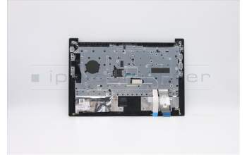 Lenovo 5M10Z27369 C-Cover with keyboard, French, Black, Backlight, Fingerprint, US