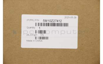 Lenovo 5M10Z27412 MECH_ASM LCD Rear Cover FHD RGB Mic Deep Black