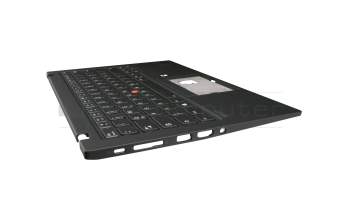 5M10Z27459 Original Lenovo Tastatur inkl. Topcase DE (deutsch) schwarz/schwarz mit Backlight und Mouse-Stick WLAN