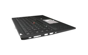 5M10Z27460 Original Lenovo Tastatur inkl. Topcase DE (deutsch) schwarz/schwarz mit Backlight und Mouse-Stick WLAN