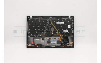 Lenovo 5M10Z27533 C-Cover with keyboard, Greek, Deep Black, WWAN, US