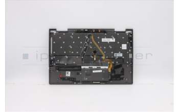 Lenovo 5M10Z37068 C-Cover with keyboard, Arabic, Iron Grey, WLAN, US