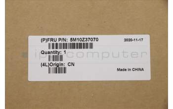 Lenovo 5M10Z37070 C-Cover with keyboard, Belgian, Iron Grey, WLAN, UK