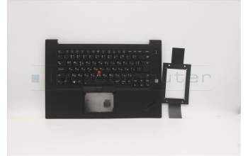 Lenovo 5M10Z39680 C-Cover with keyboard, Bulgarian, WWAN, UK