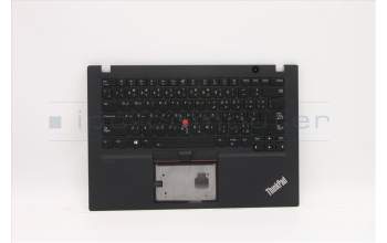 Lenovo 5M10Z41247 C-Cover with keyboard, Arabic, Black, Backlight, US