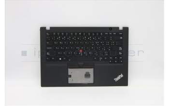 Lenovo 5M10Z41248 C-Cover with keyboard, Arabic, Black, Backlight, US