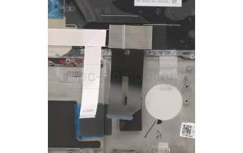 Lenovo 5M10Z41250 C-Cover with keyboard, Belgian, Black, Backlight, UK