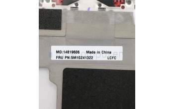 Lenovo 5M10Z41322 C-Cover with keyboard, Slovenian, Black, Backlight, UK