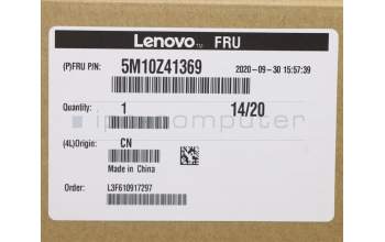 Lenovo 5M10Z41369 C-Cover with keyboard, Danish, Black, Backlight, Fingerprint, UK